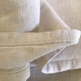 Country sheet in large linen marked FD