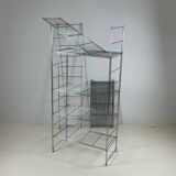 Étagère modulable en métal par niels gammelgaard, 1980s