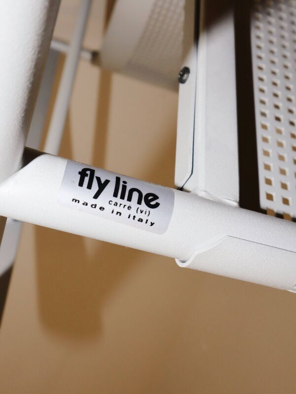 Fauteuils vintage en métal 'Carrè VI' par Fly Line Italie années 1990