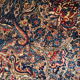 Handmade antique Persian Kerman rug 4.2' x 6.10' (128cm x 211cm) 1920s - 1B778