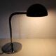 Black and chrome metal desk lamp