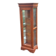 Vintage Louis Philippe solid wood display cabinet 180