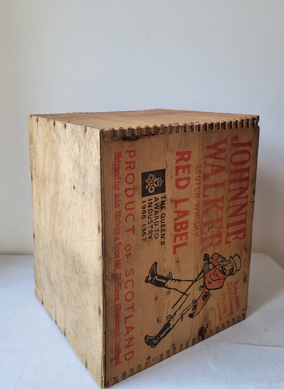 Johnnie Walker wooden crate
