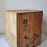 Johnnie Walker wooden crate