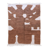 Contemporary Brown Rug - 283 x 220 cm