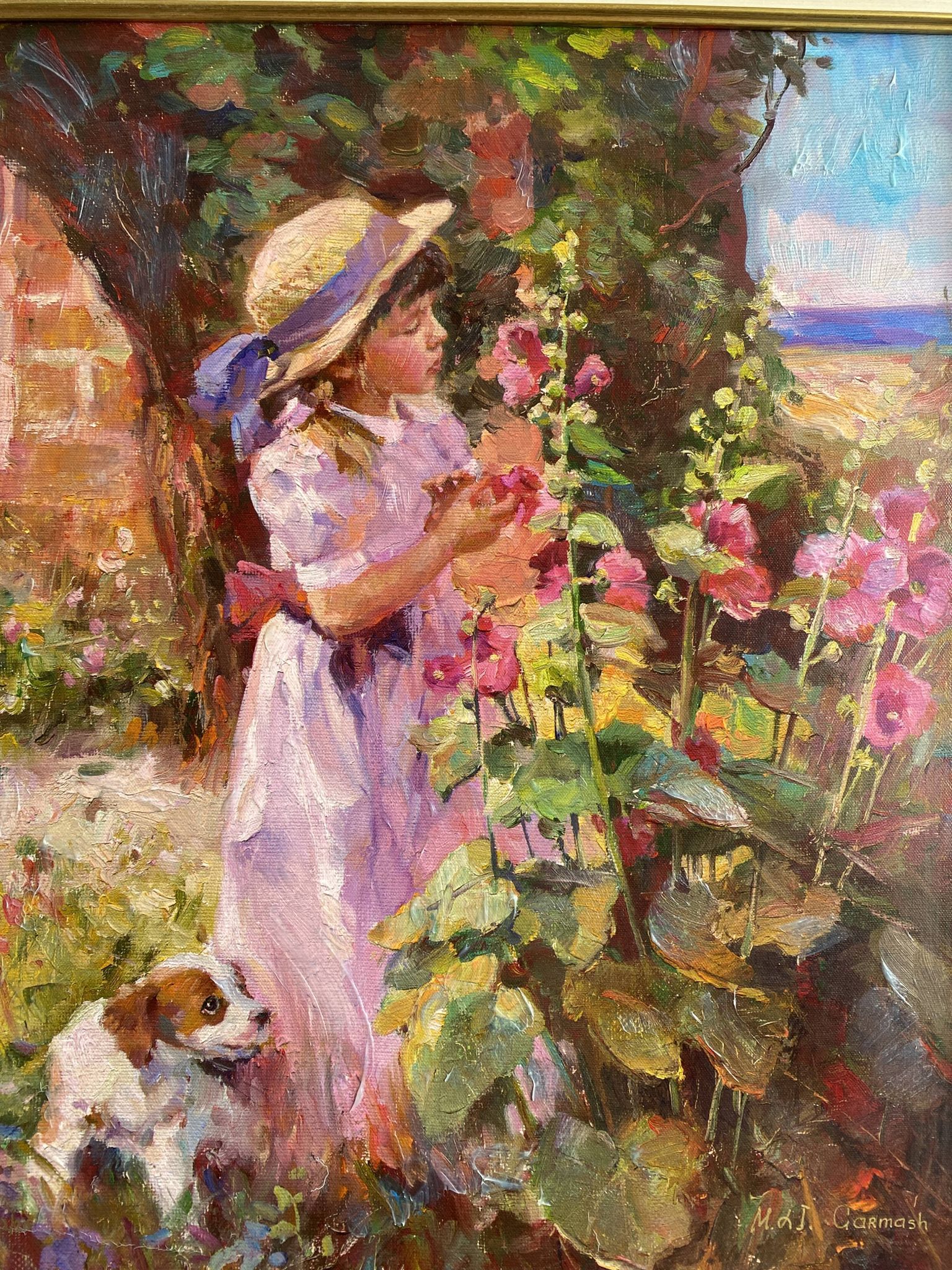 Portrait de jeune fille M&J Garmash