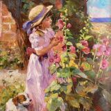 Portrait of a young girl M&J Garmash