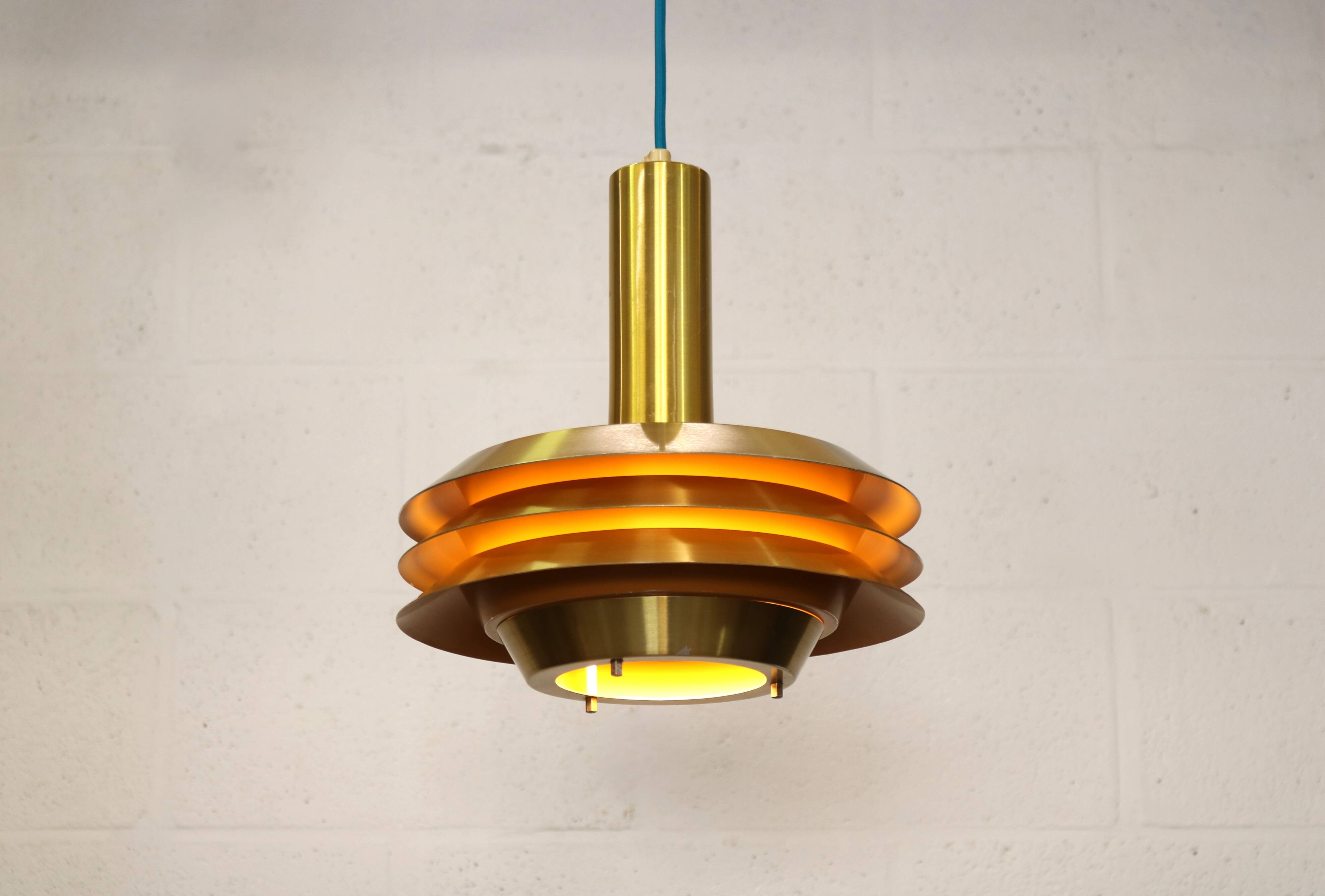 Vintage Lyskaer Belysning Lamp: Danish Space Age Design, Model 705