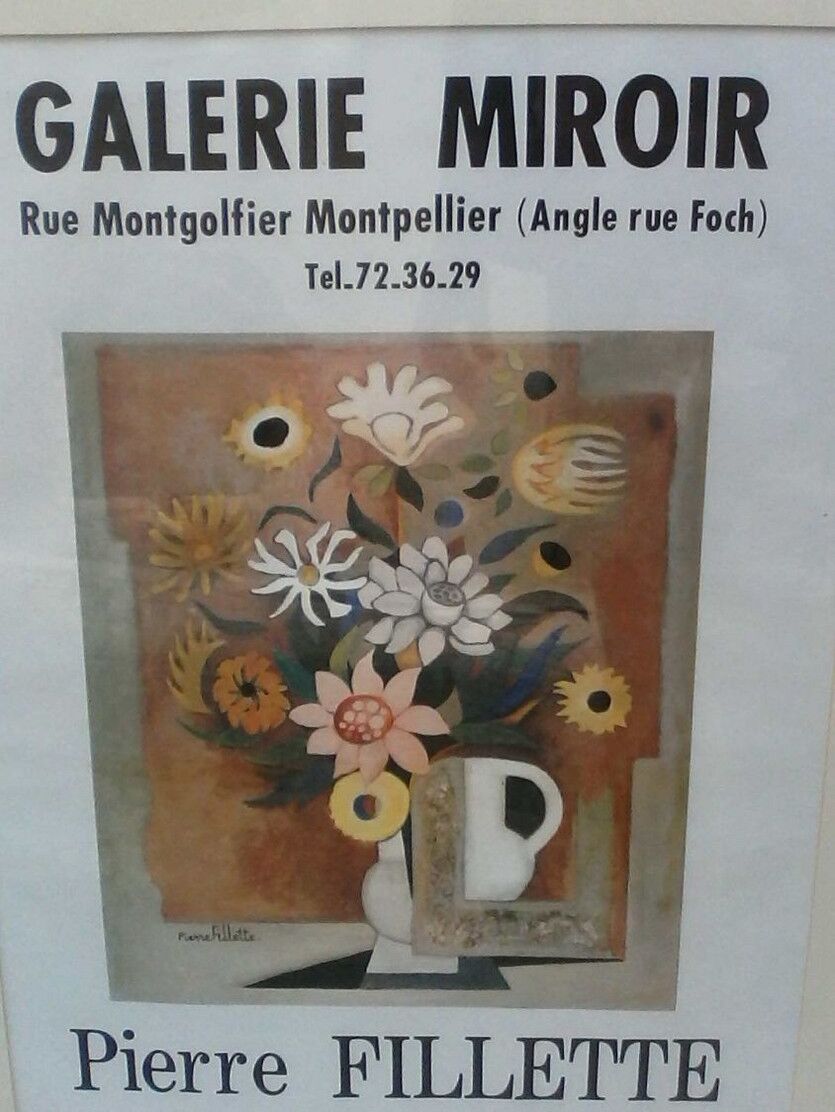 Affiche Galerie Pierre Fillette