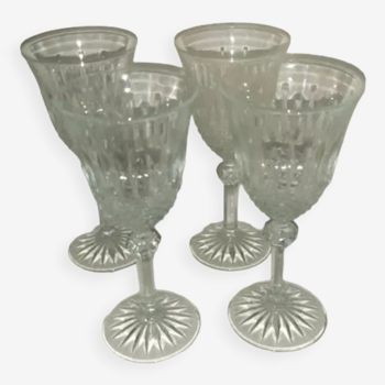 Lot de quatre verres