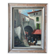 Painting by charles cermak village scene in provence (st tropez)