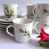 Mobil porcelain coffee cups