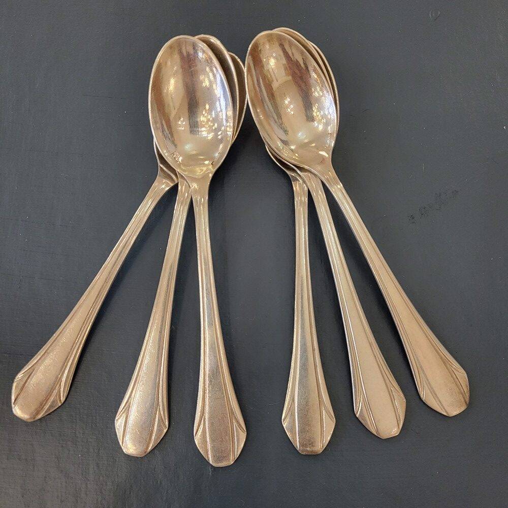6 small spoons Ercuis