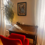 Antique sloped desk / vintage secretary