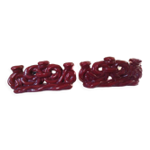 Bougeoirs en céramique
