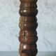 Carved wood shells salt and pepper shaker