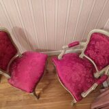 Pair of Louis XV amrchairs