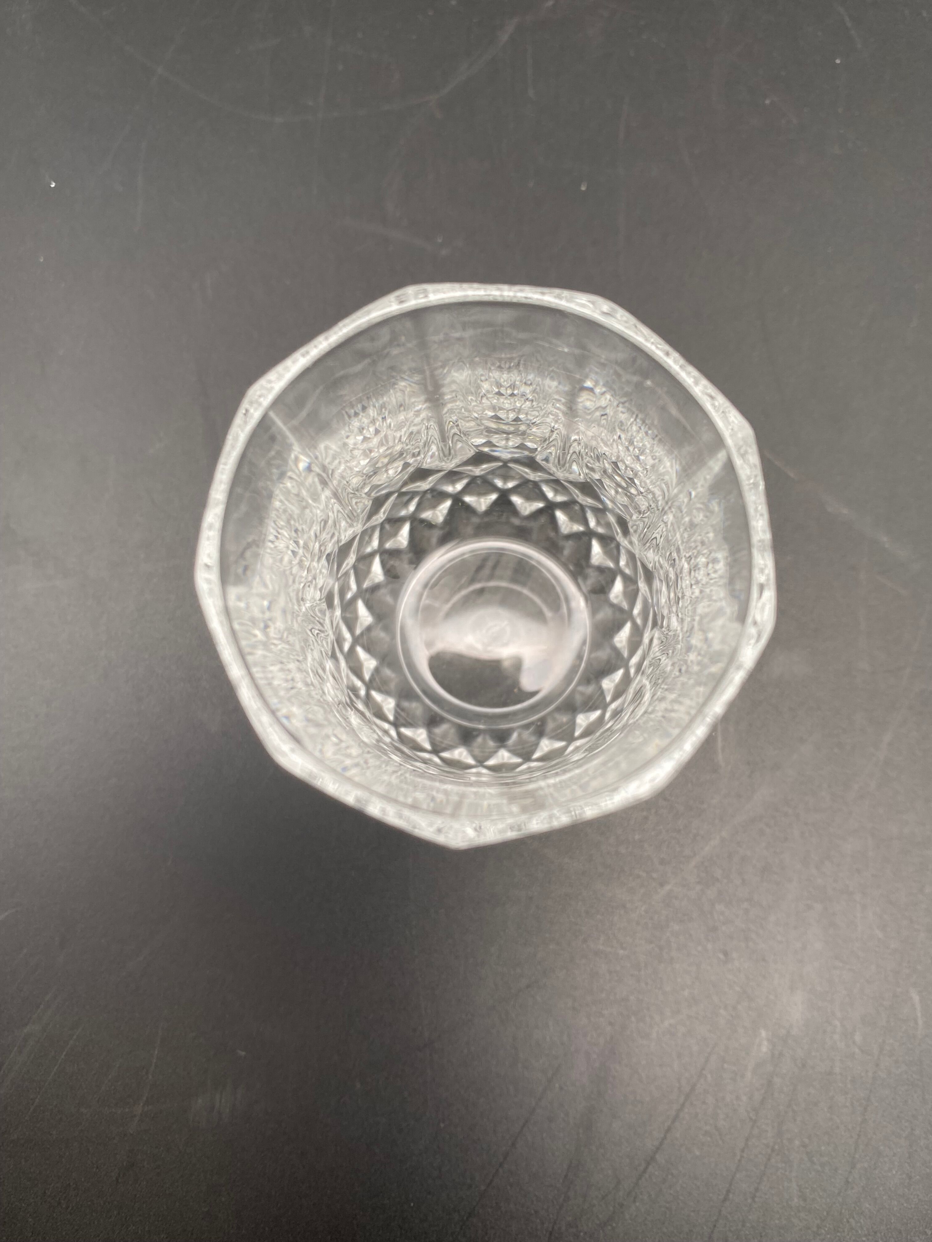 Strong alcohol glasses in Cristal d'Arques