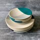 Lot Jars Tourron Plates