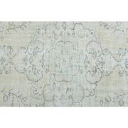 1970s Turkish Oushak Handmade Wool Cotton Orange Area Rug 178x307