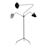 Floor lamp with three swivel arms