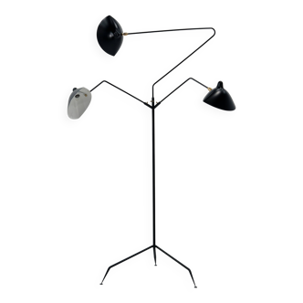 Lampadaire trois bras pivotants