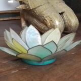 Bougeoir fleur en nacre