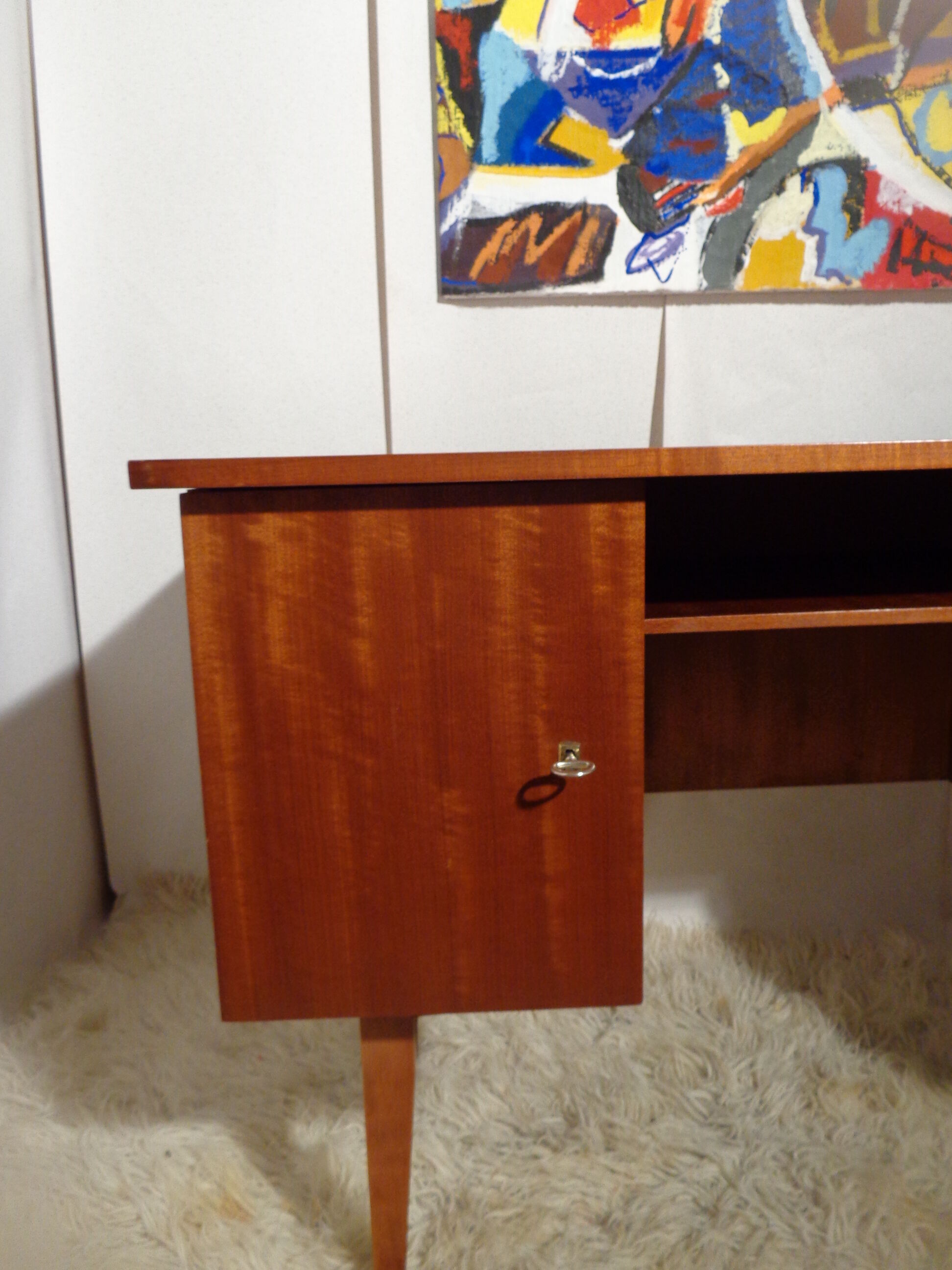 Vintage office of the 60s golden oak