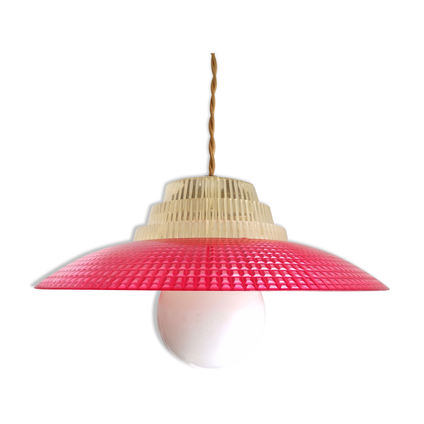 Vintage danish ufo flying saucer lamp space age