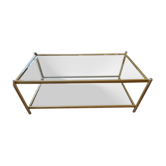 Glass coffee table
