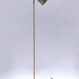 Vintage 20th Century Brass Spotlight Floor Lamp By NAFA, European Plug, 1960's