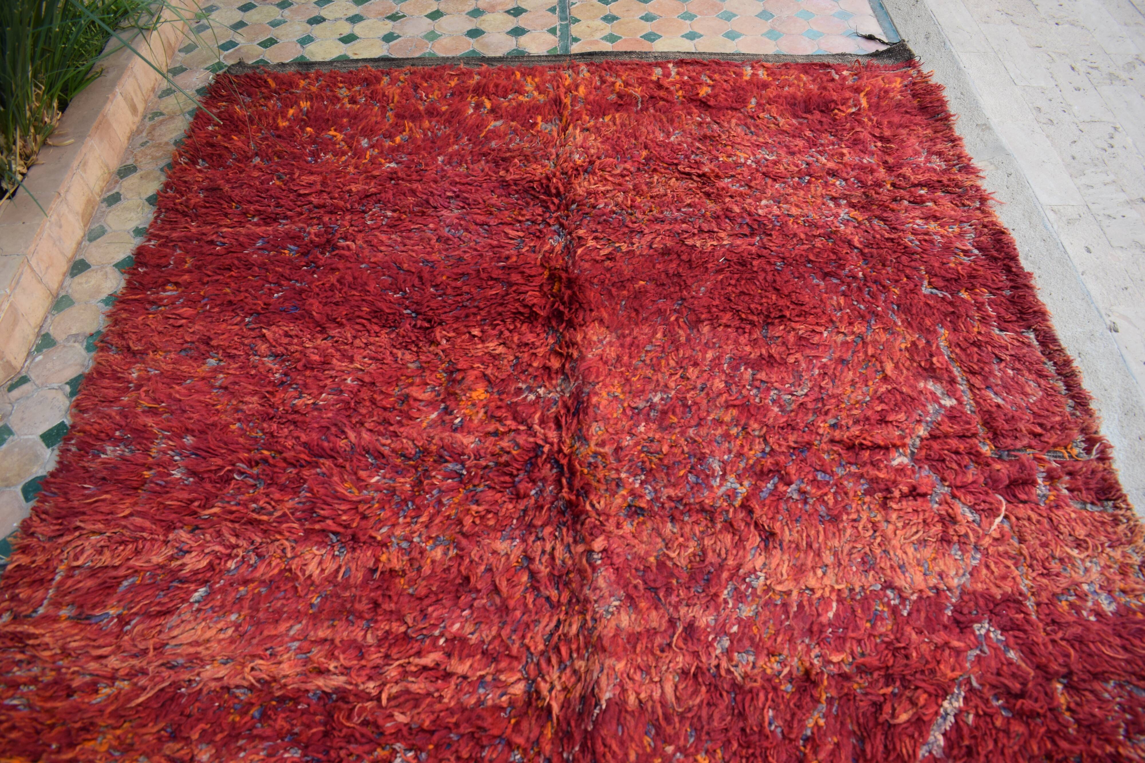 Berber rug Moroccan vintage Atlas