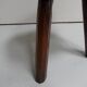 Antique oak milk stool
