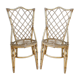 Paire de chaises en rotin Louis Sognot