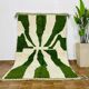 Traditional handmade pure wool Berber rug size 150 x 250 cm.