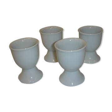4 white porcelain cockroaches from 1970