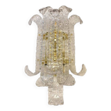 Transparent Lingue Murano Glass Wall Lamp by Simoeng