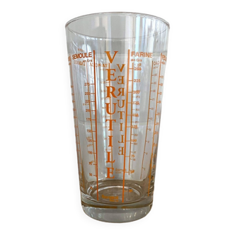 VERUTILE vintage orange measuring cup