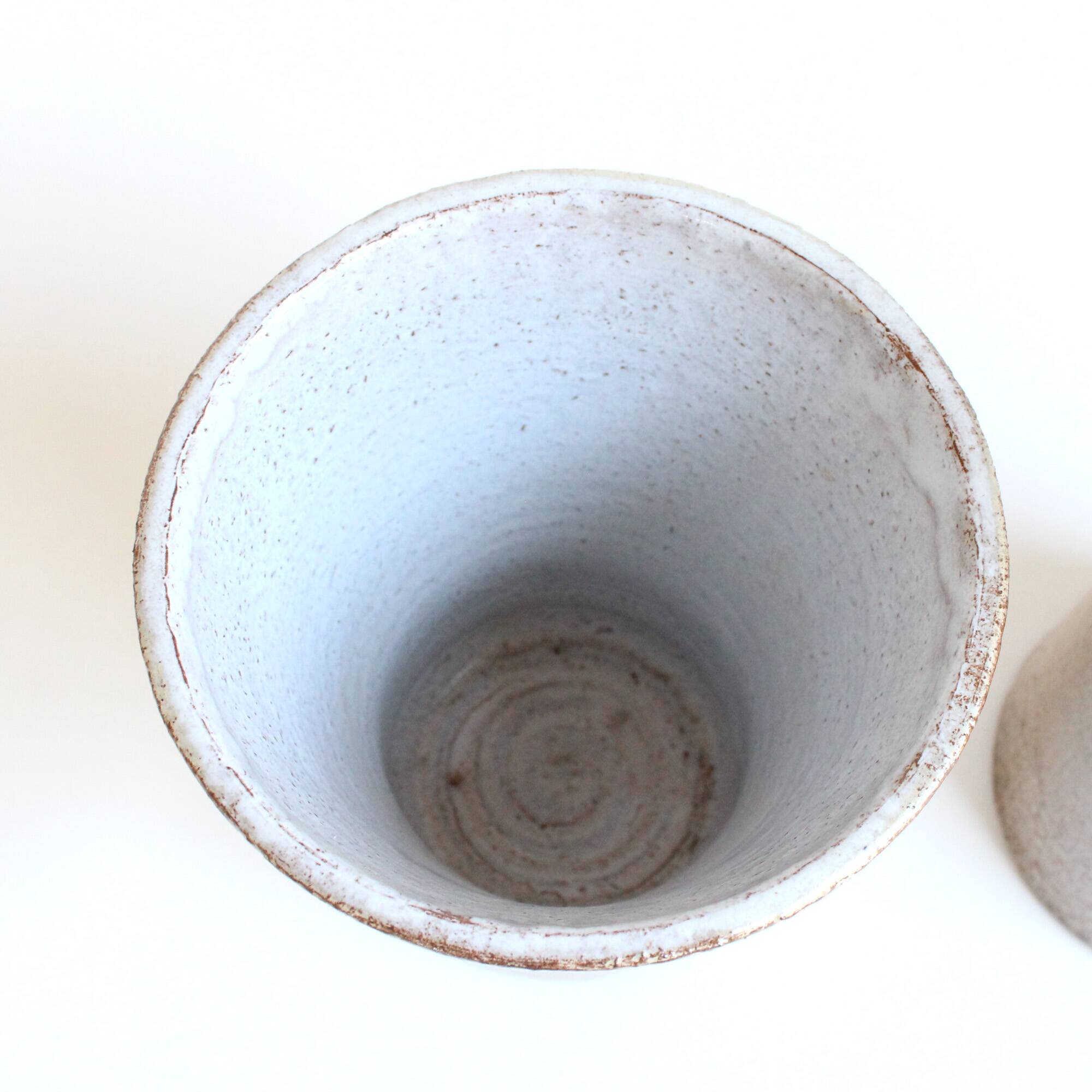 Pair of vintage brutalist Perignem vases