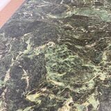 Coffee table in green marble and gilded wood, Louis XVI / Rococo style