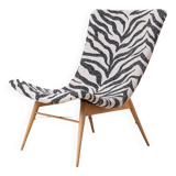 Lounge Chair by Miroslav Navratil, 1959, Reupholstered in Kvadrat Fabric