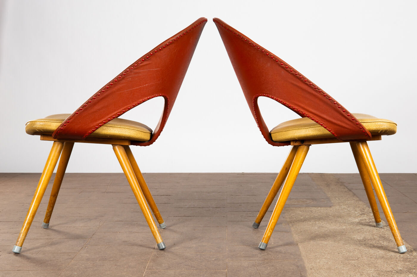 Eddie Harlis for Thonet, two chairs, 50