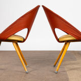 Eddie Harlis for Thonet, two chairs, 50