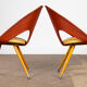 Eddie Harlis for Thonet, two chairs, 50