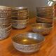 18 assiettes à soupe, jattes en grès de Salins les Bains année 60