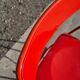 Set 5 vintage TED folding chairs IKEA red 1980s Nield Gammelgaard