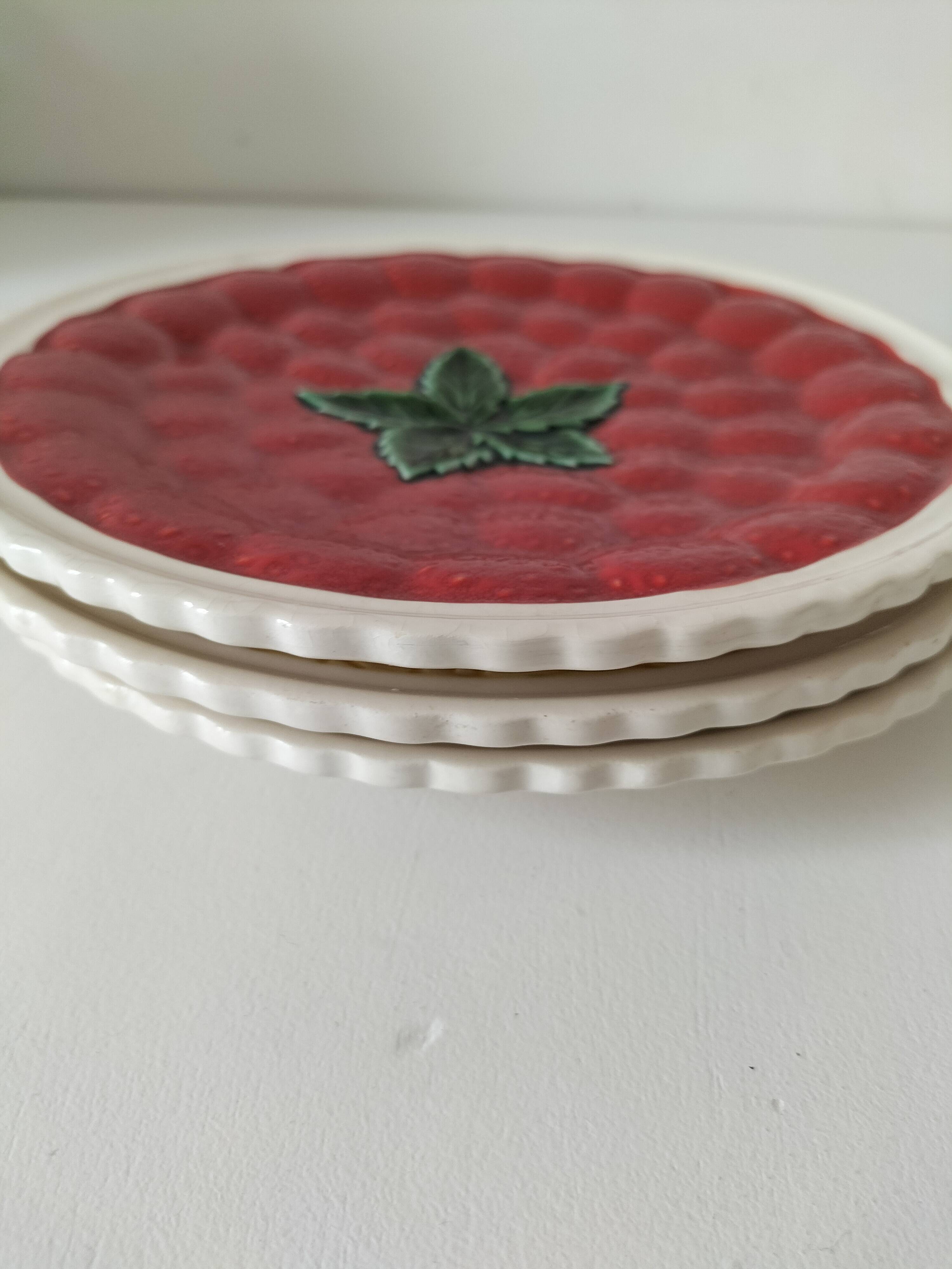 Trio of fruit slushie plates