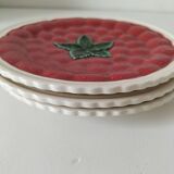 Trio of fruit slushie plates