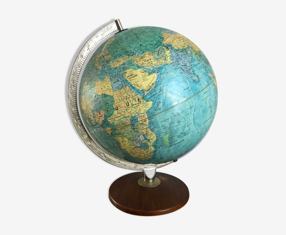 Globe terrestre Stereo relief par Scanglobe vers 1980