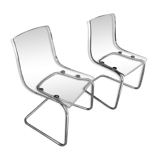Pair of plexi chairs